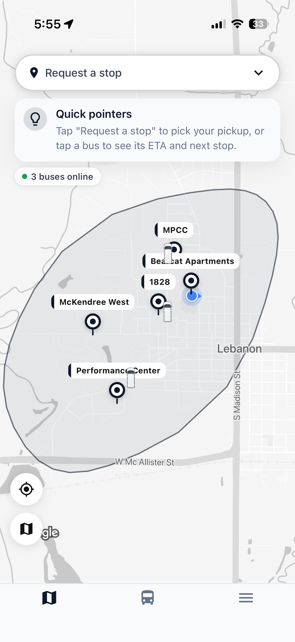 Rider map
