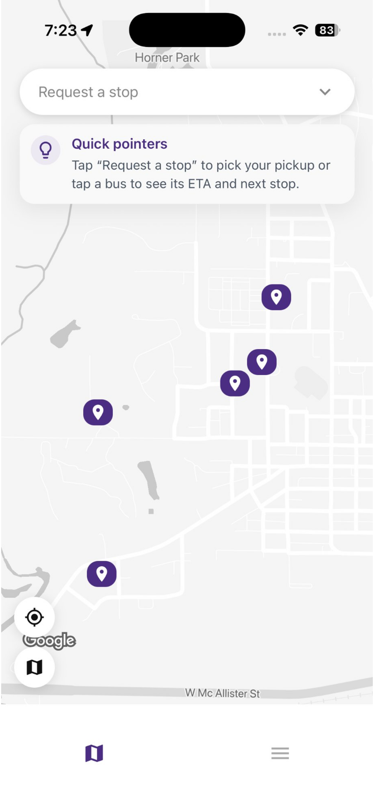 McKendree live map